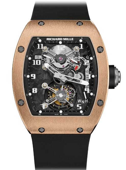 Review Replica Richard Mille RM 002-V2 Tourbillon Rose Gold Watch